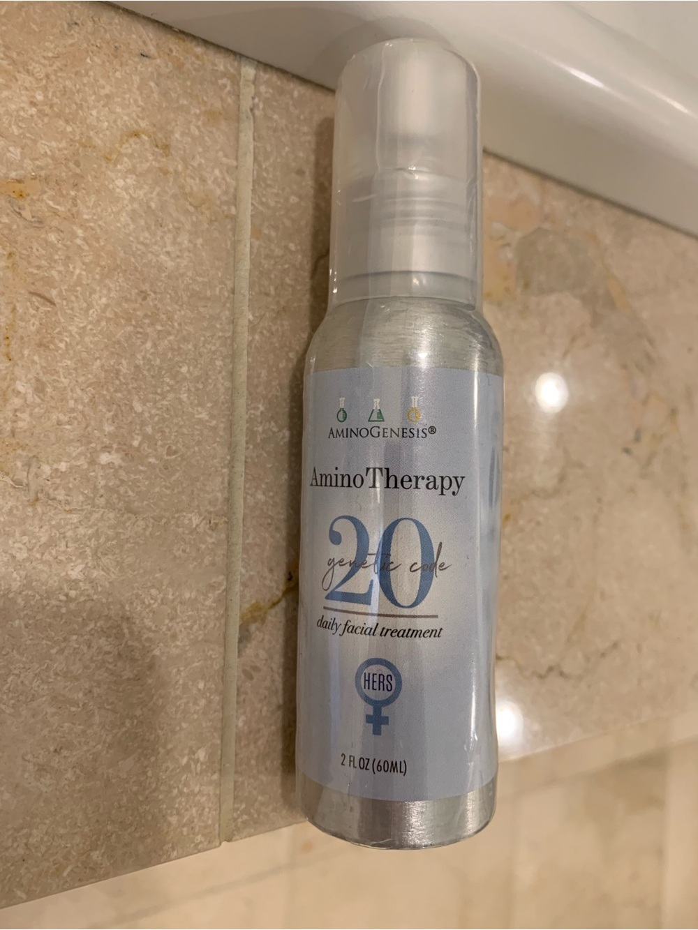 AminoGenesis AminoTherapy Genetic Code 20 Daily Facial Treatment, 2oz, New